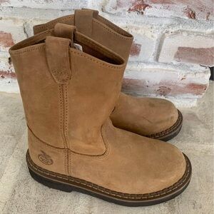 Georgia Boot Kids Tan Leather Boots